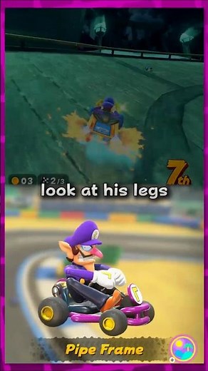How Waluigi peaks in Mario Kart