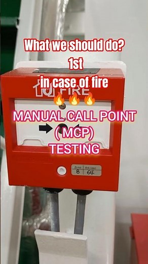 Manual Call Point (MCP) Testing | Consilium Fire Alarm System step by step #short #yt #fire #ship