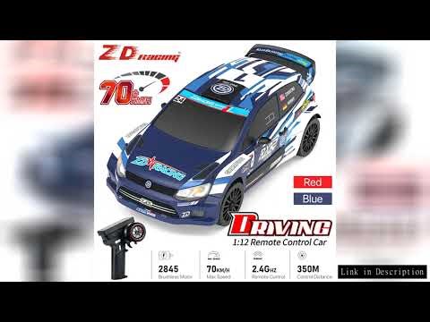 ZD Racing RC Car 1:12 Scale RX12 Brushless Car 70KM/H High Speed Car 4WD 3S 2200mAh 6 Channel 350M w