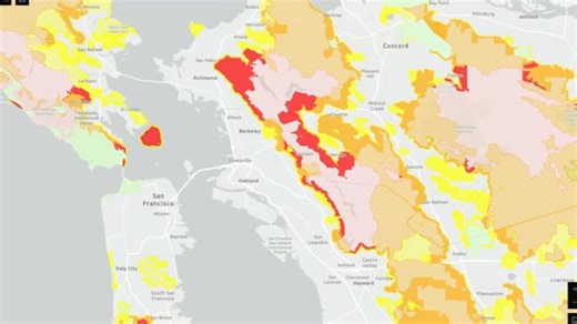 Cal Fire unveils fire hazard severity maps for the Bay Area