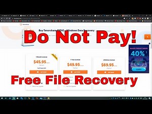 Get Your Deleted Files Back For Free!
