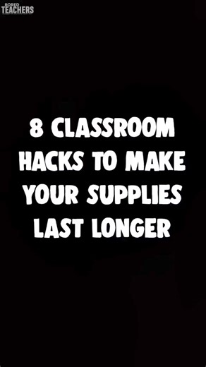 Simple and yet easy/cheap hacks for your classroom!✨🥰🎥Credit: allison teach✨🍎Like our page Wonder Teachers for more teaching ideas and methods. A team of teachers sharing the highs, lows and honest aspects of teaching! #teacherhumor #primaryteacher #targetteachers #teacheroutfit #iteachmiddleschool #teacherlife #firstgradeteacher #teachersbelike #weareteachers #teachershare #teacherstuff #teacherinspiration #teacherootd #teachergoals #teacherstyle #teacherpaysteacher #teacherhack #teachertip 