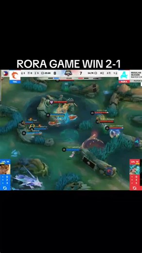 RORA Triumphs Over TNC 2-1 in MPL Philippines