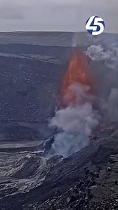WATCH: Volcanic eruption in Hawaii Lava from Hawaii's Kilauea volcano created large fountains that reached up to 700 feet on Thursday, according to The Associated Press. | WBFF FOX 45