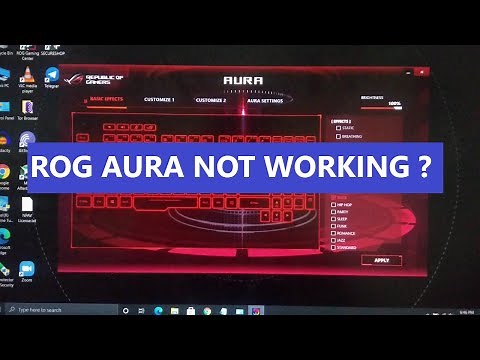ASUS ROG AURA CORE /RGB FIX |GL503GE| STROBING NOT WORKING fix |