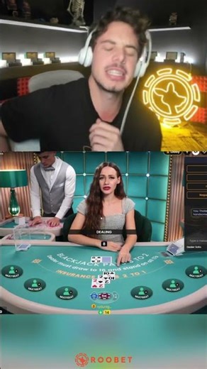 Split → Double → WIN 😱💥 Blackjack Chaos Ends Perfectly