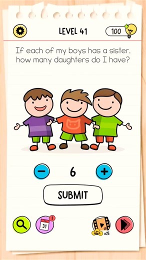 BRAIN TEST AS level 41