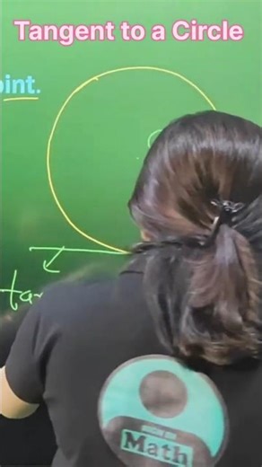 Tangent to a Circle — Fast Concept! #shorts #mathematicclass10