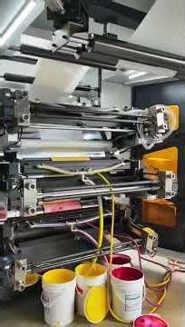 Servo control high speed flexo printing machine #flexoprinter #highspeed #printing #packing