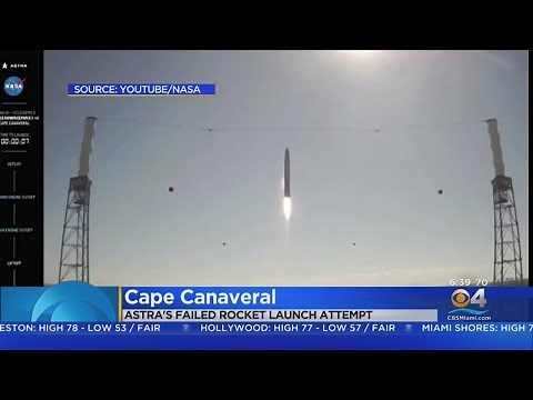 Astra Failed Rocket Launch Attempt