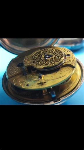 200-Year-Old Verge Fusee Pocket Watch Jammed! 🚨 #shorts