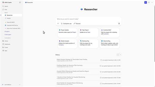 🚀 高效工作，邁向自主AI 重要一步：AI Agent 不再止於推理與研究，Researcher 搭載 Computer Use 功能，透過安全虛擬電腦來代表你進行各種行動，安全存取網頁內容，同時深度整合 Microsoft 365 資料，釋放網頁與組織數據的潛力。 點擊連結，解鎖更智能的研究、更深入的分析、更詳盡的報告 🔗 http://msft.it/6181t0QOP #MicrosoftHK #Researcher #AIAgent | Microsoft