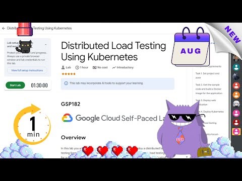 Distributed Load Testing Using Kubernetes | #2025 | #GSP182 |#qwiklabs |Solution