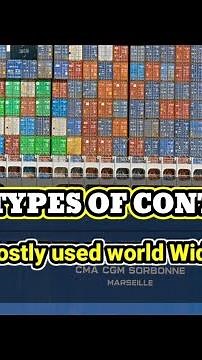16 Types & Designs of Shipping Containers || Container design.