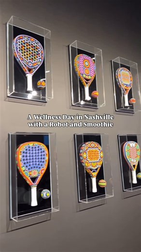 Best Nashville Food & Drink on Instagram: "I took advantage of the new @aescape partnership with @padelhaus and it turned it into a full wellness day ✨ #AescapePartner I started with an intro paddle clinic (my first time playing!), followed by a robot massage that totally lived up to the hype and was better than expected. Shout out to the thorough and firm glute massage 👀 ✨ and yes you can customize the pressure, adjust things like music and stop/start it at any time. It’s been featured 