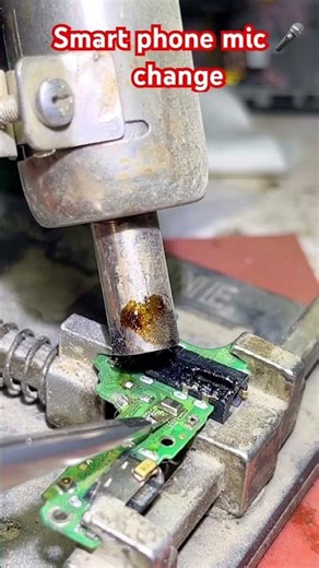 Smd mic change easy tric #micchange #deadphonerepair