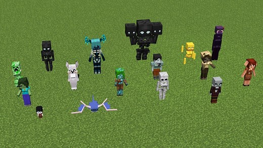 MINECRAFT MOBS but THICC | Minecraft Animation Game