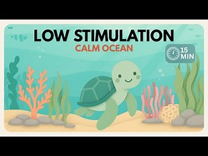 15 Minutes of Gentle Ocean Animation | Calm Underwater Sensory Video for Babies