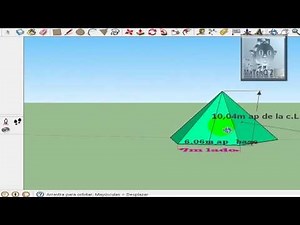 Area de la base, lateral , total y volumen de una piramide Hexagonal