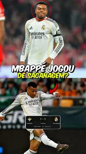 O CENTÉSIMO JOGO DE MBAPPÉ PELO REAL MADRID! 😮‍💨 #futebol #football