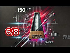 150 BPM Metronome - 6/8 Time. Perfect for Practice