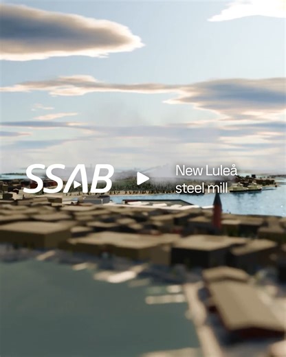 SSAB on Instagram: "We’re building the world’s most electrified steel mill — a first-of-its-kind, high-tech facility in Luleå, Sweden. 🏭 This transformation boosts our competitiveness and climate performance by enabling fossil-free production of premium, high-strength steels. The benefits: ✅ Fossil-free production ✅ Lower fixed costs ✅ Less maintenance ✅ 7% reduction in Sweden’s CO₂ emissions Electric arc furnace (EAF) technology is a proven concept and accounts for 75% of steel production in t