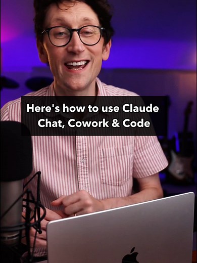 Claude Chat, Cowork and Code explained, simply. This is your quick and simple guide for non-technical people to the different modes of Anthropic's flagship AI, Claude. #claude #anthropic #ai #aitools #artificialintelligence #tech #technology #aiagents #ailoop #learnontiktok