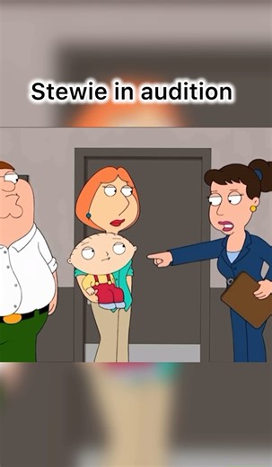Stewie in acting audition #shorts #stewiegriffin