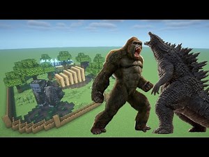 How To Make a Godzilla and King Kong Farm in Minecraft PE