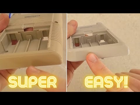How To Remove Yellow From Old Plastic - EASIEST WAY!