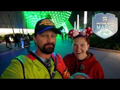 Late Night Fun At Disney's EPCOT Moonlight Magic DVC Event! | Rides, Characters & Special Fireworks!