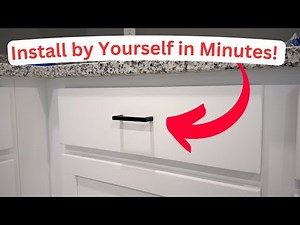 How to Install Pull Handles for Drawers for Beginners | Easy DIY Drawer Hardware Upgrade