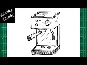 How to Draw a Coffee Maker