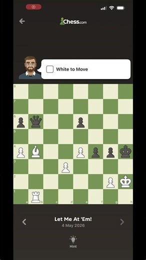 Solving daily puzzle 04-05-26 #chess
