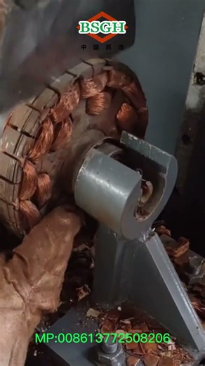 Ceiling Fan Motor Cutting Machine I Stator Copper Recovery I Copper Windings Separator#celingfan