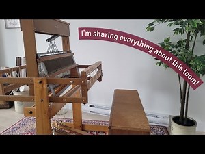Showing Every Details of my Leclerc Table Loom that had been Transformed into a Floor Loom