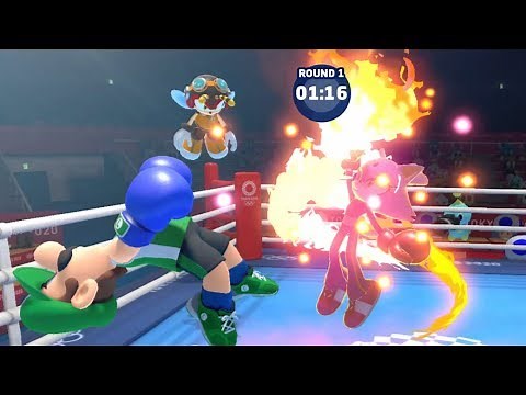 All Super Strike Boxing - Mario & Sonic Tokyo 2020
