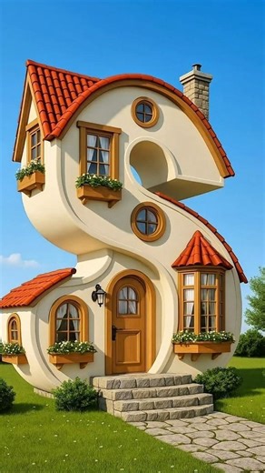 Watch This Magical S-Shaped House Build From Scratch!