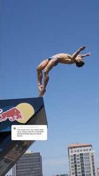 ultra slomo cliff diving is a thing of beauty 😍 #shorts