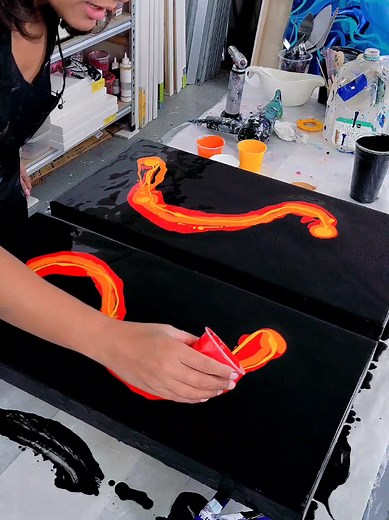 Fire Colors Painting Tutorial: Create a Ring of Fire Effect