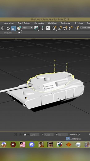 3D Tank Modeling Process: From Wireframe to Realism