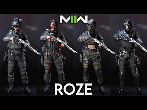 Every Roze Operator Skin - Call of Duty Modern Warfare 2/Warzone