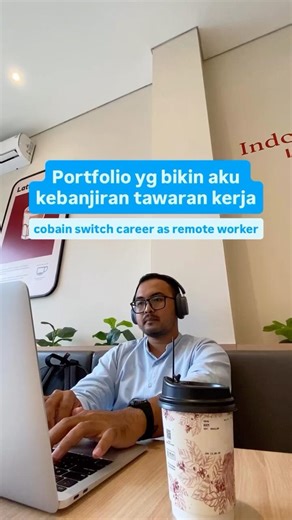Portfolio yg bikin aku kebanjiran tawaran kerja remote 🥰