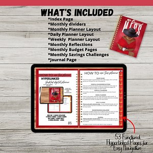 My Organized Mess Digital Planner | Hyperlinked | Undated Planner | Noteshelf | Goodnote | Tablet | iPad | Notability - Etsy UK