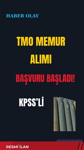 TMO Civil Servant Recruitment via KPSS Has Begun! Application Portal Is Open #civilservantrecruit...