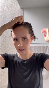 Styling the Micro Bob: slick back with side part #slickback #shortbob #hairstyles #shorts