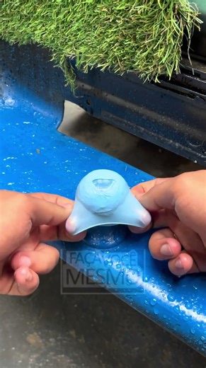 Balloon on the car exhaust pipe #DIY #Car #Tips