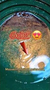 Finding gold!? Here's how to separate gold from black sand! ✌🏻😁 #goldpanning #outdoor #golddoctor...