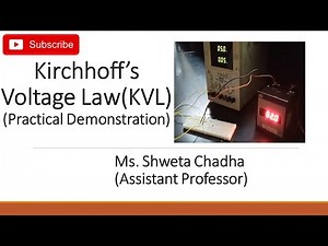 Kirchhoff’s Voltage Law (KVL) (Practical Demonstration with explanation)