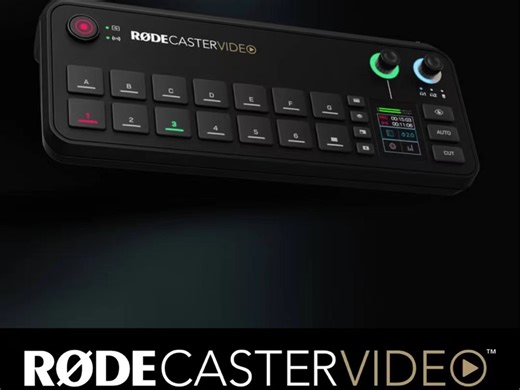 首发！RODE新品！ CASTERVIDEO切换台！